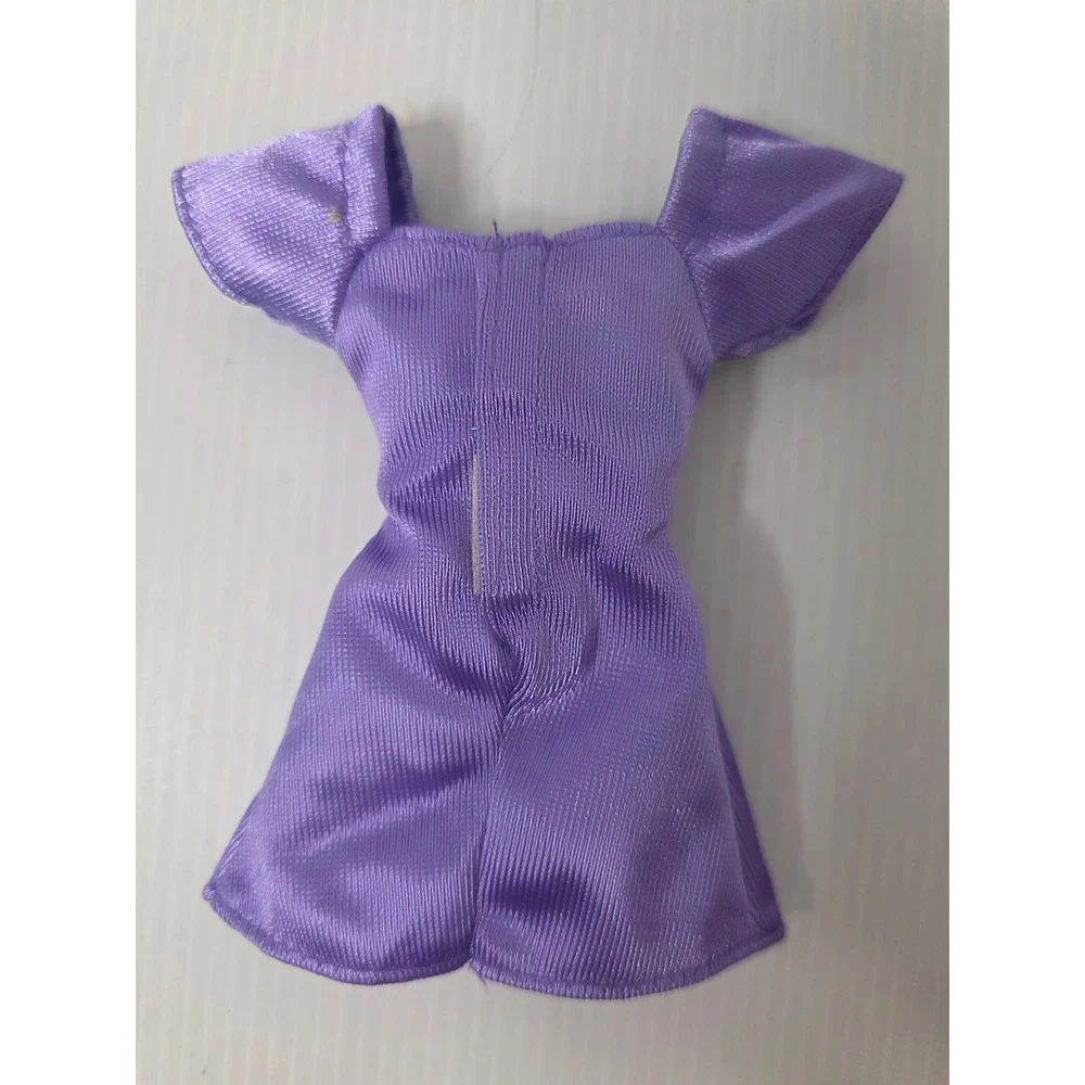 Vintage‎ Barbie Purple Satin Dress Bow Bodice Mattel 1990s 2000s